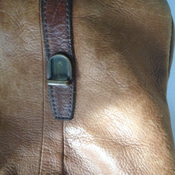 Fossil Mens Laptop Messenger Bag Leather Brown (For dogpant Only!) - Picture 7 of 7